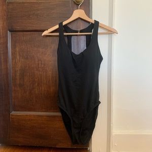 Andie Catalina one-piece in black, size 4 long torso, like new